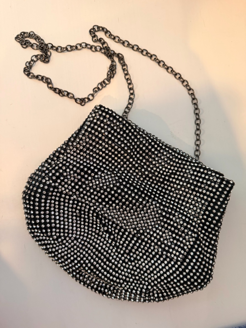 Lulu Townsend Crystal/Black Crossbody bag - So much prettier in person! Sparkly!
